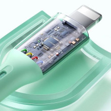 USB Kabelis Joyroom "SA34-CC3" violetinis "Type-C / Type-C" 100cm (iki 60W)