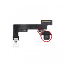 Charging port for iPad 10.9'' (2022) with flex connector / BLACK / OEM (LTE ver.)