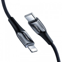 USB Cable Joryoom 'S-1224K2' black 'Type-C / Lightning' 120cm (up to 20W) USB Cable Joryoom 'S-1224K2' black 'Type-C / Lightning' 120cm (up to 20W)