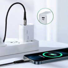 USB Kabelis Joryoom 'S-1224K2' juodas 'Type-C / Lightning' 120cm (iki 20W) USB Kabelis Joryoom 'S-1224K2' juodas 'Type-C / Lightning' 120cm (iki 20W)