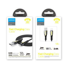 USB Kabelis Joyroom 'Mermaid' juodas 'Lightning' 120cm USB Kabelis Joyroom 'Mermaid' juodas 'Lightning' 120cm