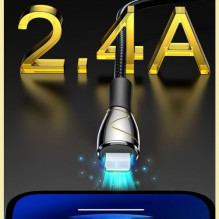 USB Cable Joyroom 'Mermaid' black 'Lightning' 120cm USB Cable Joyroom 'Mermaid' black 'Lightning' 120cm