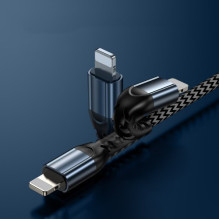 USB Cable Joyroom 'N10' grey 'Lightning' (Set of 3: 25cm / 120cm / 200cm)