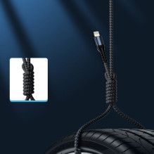 USB Cable Joyroom 'N10' grey 'Lightning' (Set of 3: 25cm / 120cm / 200cm)