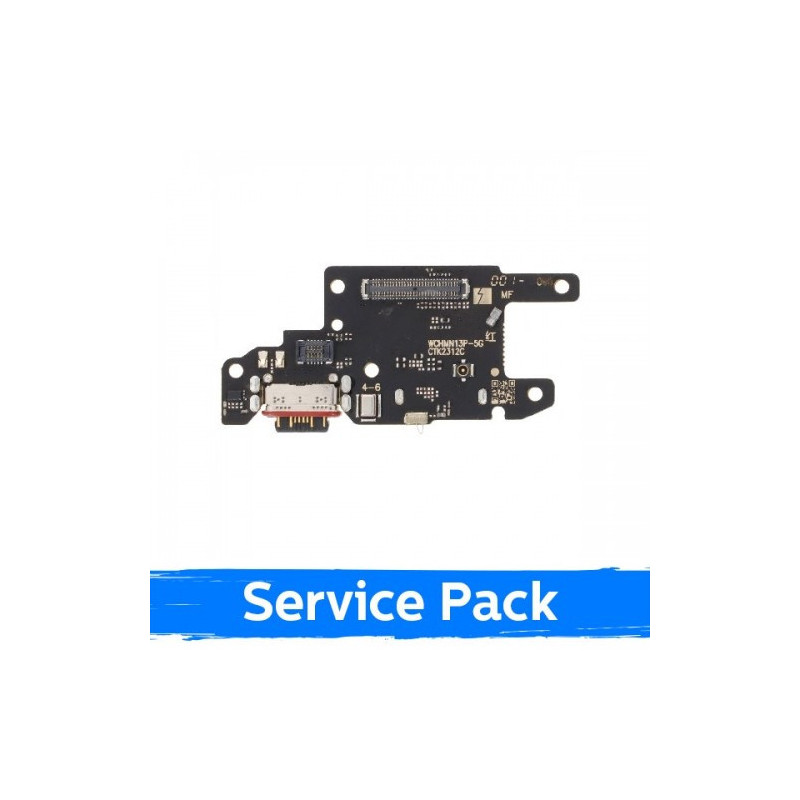 Charging port for Xiaomi Poco X6 5G with flexible connector / wide (Service Pack)