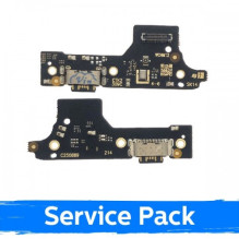 Charging port for Xiaomi Redmi 12 4G with flex connector / wide (Service Pack)