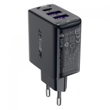 Charger Acefast 'A57' black 35W (PD / 2xQC3.0)