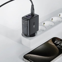 Charger Acefast 'A57' black 35W (PD / 2xQC3.0)