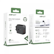 Charger Acefast 'A9' black 40W (2xPD) Charger Acefast 'A9' black 40W (2xPD)