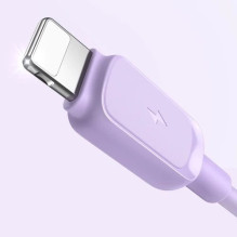 USB Kabelis Joyroom 'S-AL012A14' violetinis 'Lightning' 120cm USB Kabelis Joyroom 'S-AL012A14' violetinis 'Lightning' 120cm