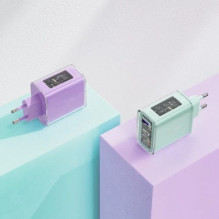 Įkroviklis Acefast 'GaN' pilkas 65W (2xPD / 1xQC3.0) Įkroviklis Acefast 'GaN' pilkas 65W (2xPD / 1xQC3.0)