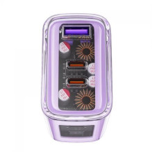 Charger Acefast 'GaN' gray 65W (2xPD / 1xQC3.0) Charger Acefast 'GaN' gray 65W (2xPD / 1xQC3.0)