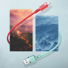 USB Cable Joyroom 'S-1224N2' yellow 'Lightning' 120cm