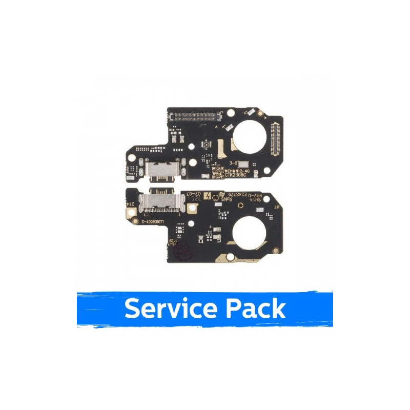 Charging port for Xiaomi Redmi Note 12 4G with flexible connector / wide (Service Pack)