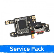 Charging port for Xiaomi Redmi Note 13 Pro 5G with flexible connector / wide (Service Pack)