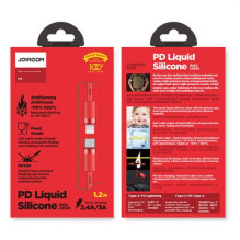 USB Cable Joyroom 'S-1224N9' red 'Type-C / Lightning' 120cm (up to 20W)