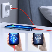 USB Cable Joyroom 'S-1224N9' red 'Type-C / Lightning' 120cm (up to 20W)