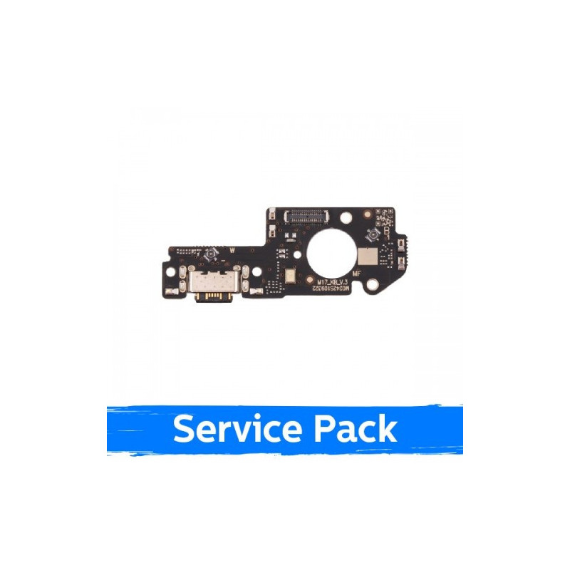 Charging port for Xiaomi Redmi Note 12 5G with flexible connector / wide (Service Pack)