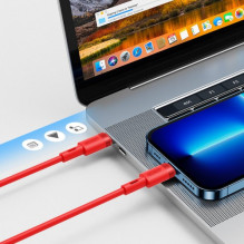 USB Cable Joyroom 'S-1224N9' red 'Type-C / Lightning' 120cm (up to 20W)