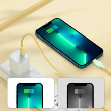 USB Cable Joyroom 'S-2024M13' yellow 'Type-C / Lightning' 200cm (up to 20W) USB Cable Joyroom 'S-2024M13' yellow 'Type-C / Lightning' 200cm (up to 20W)