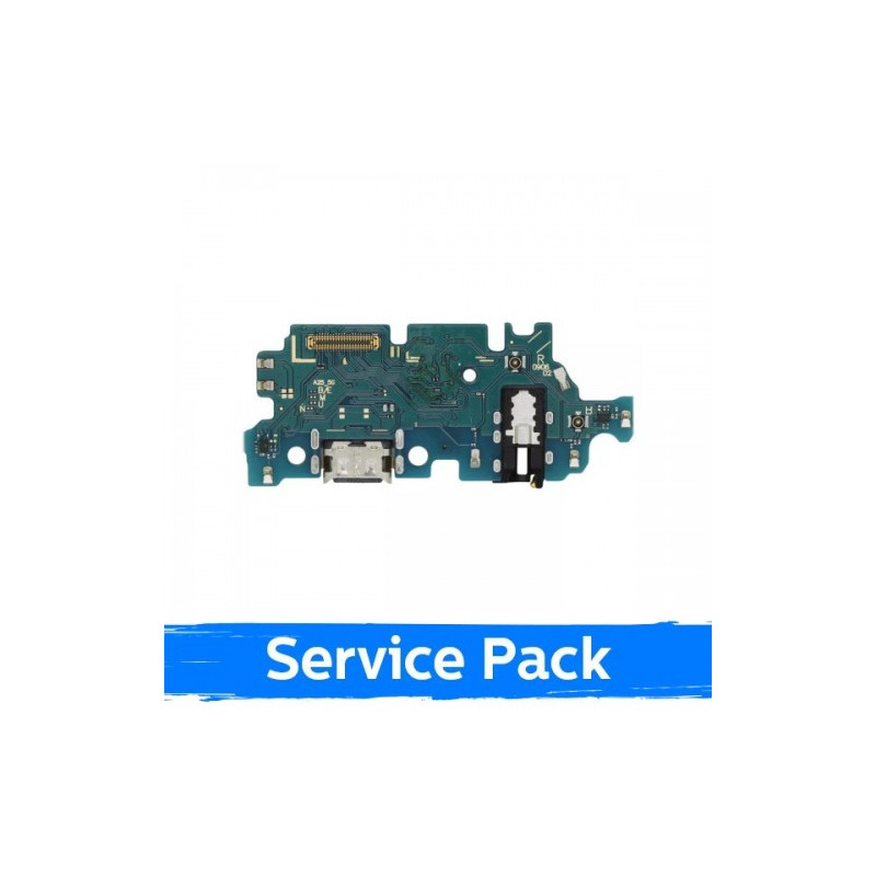 Krovimo lizdas skirtas Samsung A256 A25 5G su lanksčiąją jungtimi / plata (Service Pack)