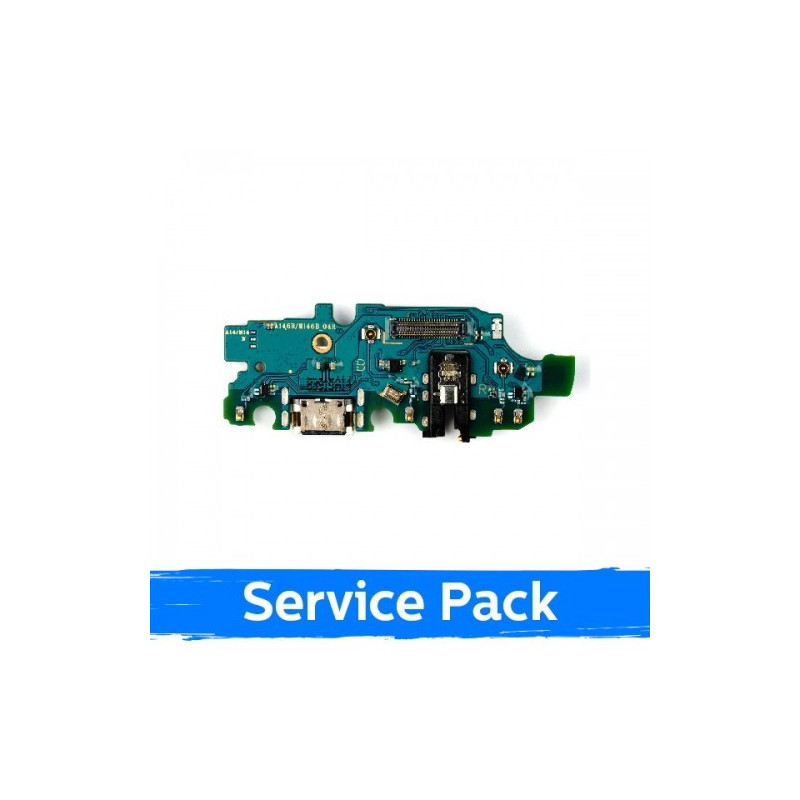 Krovimo lizdas skirtas Samsung A146B A14 5G su lanksčiąją jungtimi / plata (Service Pack)