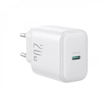 Charger Joyroom "JR-TCF20" white (PD20W) + "Type-C / Type-C" cable