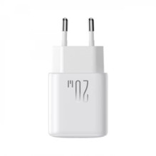 Charger Joyroom "JR-TCF20" white (PD20W) + "Type-C / Type-C" cable