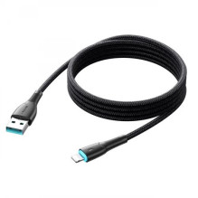 USB Kabelis Joyroom 'SA32-AL3' juodas 'Lightning' 100cm (iki 3A)