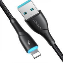 USB Kabelis Joyroom 'SA32-AL3' juodas 'Lightning' 100cm (iki 3A)