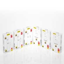 Wired headset Dudao 'X14PROL' white with 'Lightning' connector