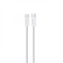 USB Kabelis Dudao 'L6C' pilkas 'Type-C / Type-C' 200cm (iki 60W)