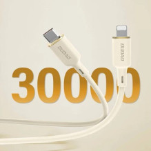 USB Cable Dudao 'L7SCC' beige 'Type-C / Lightning' 100cm USB Cable Dudao 'L7SCC' beige 'Type-C / Lightning' 100cm