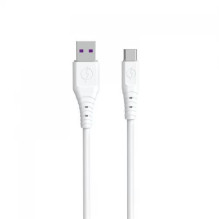 USB Kabelis Dudao 'TGL3L' baltas 'Type-C' 100cm (iki 6A)