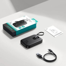 External battery Joyroom 'JR-PBF18' black 10000mAh 22.5W (PD / QC3.0) + integrated Lightning cable + Type-C cable