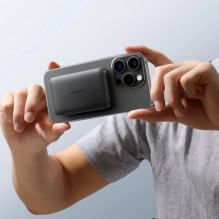 External battery Joyroom 'JR-W020 Mini' black 5000mAh 20W (Wireless Charge) + Type-C / Type-C cable