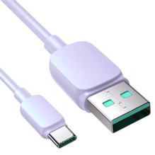 USB Kabelis Joyroom 'S-AC027A141P' violetinis 'Type-C' 120cm USB Kabelis Joyroom 'S-AC027A141P' violetinis 'Type-C' 120cm