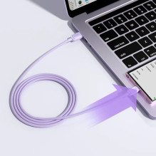 USB Kabelis Joyroom 'S-AC027A141P' violetinis 'Type-C' 120cm USB Kabelis Joyroom 'S-AC027A141P' violetinis 'Type-C' 120cm