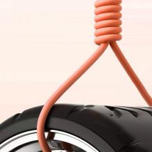 USB Cable Dudao 'L24CC' (180' angle) orange 'Type-C / Type-C' 100cm (up to 120W)