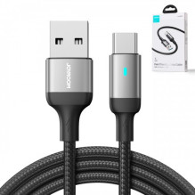 USB Kabelis Joyroom 'S-UC027A10' juodas 'Type-C' 120cm (iki 3A)