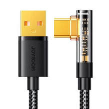 USB Cable Joyroom 'S-UC027A6' (90' angle) black 'Type-C' 120cm USB Cable Joyroom 'S-UC027A6' (90' angle) black 'Type-C' 120cm