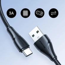USB Kabelis Joyroom 'S-UC027A11' juodas 'Type-C' 120cm