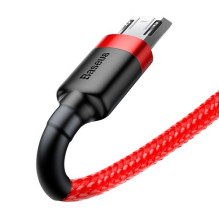 USB Kabelis Baseus 'Cafule' raudonas 'Micro USB' 200cm