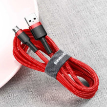 USB Kabelis Baseus 'Cafule' raudonas 'Micro USB' 200cm
