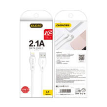 USB Cable Dudao 'L4L' white 'Lightning' 200cm