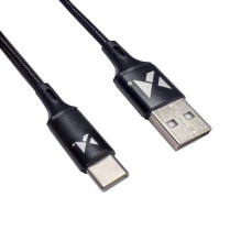 USB Kabelis Wozinsky 'WUC-C1B' juodas 'Type-C' 100cm USB Kabelis Wozinsky 'WUC-C1B' juodas 'Type-C' 100cm