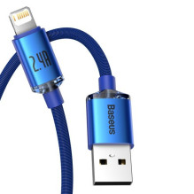 USB Cable Baseus 'Crystal Shine' blue 'Lightning' 120cm