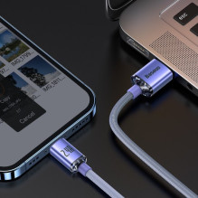 USB Cable Baseus 'Crystal Shine' purple 'Lightning' 120cm USB Cable Baseus 'Crystal Shine' purple 'Lightning' 120cm