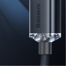 USB Cable Baseus 'Crystal Shine' purple 'Lightning' 120cm USB Cable Baseus 'Crystal Shine' purple 'Lightning' 120cm