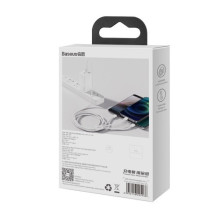 USB Cable Baseus '3in1 Superior' white 150cm (up to 3.5A) USB Cable Baseus '3in1 Superior' white 150cm (up to 3.5A)